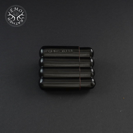 Black 4 Slot Toscanello Case | EmoLeather | Custom Leather Goods Black 4 Slot Toscanello Case | EmoLeather | Custom Leather Goods