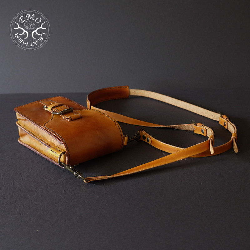 Small Leather Shoulder Bag | EmoLeather | Custom Leather Goods