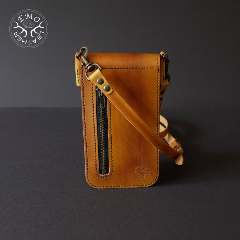 Small Leather Shoulder Bag | EmoLeather | Custom Leather Goods