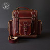 Leather Field Backpack | EmoLeather | Custom Leather Goods