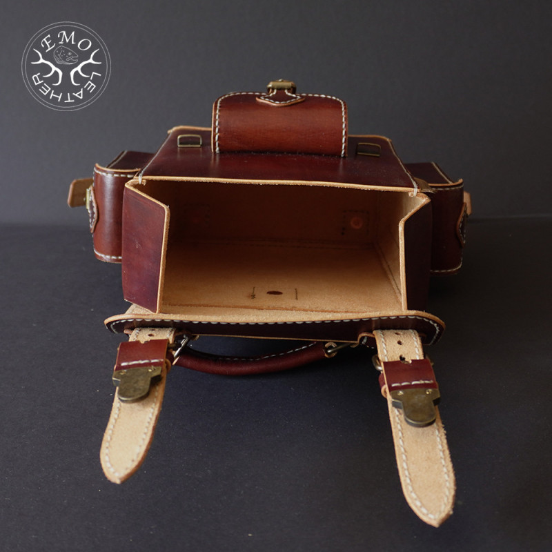 Leather Field Backpack | EmoLeather | Custom Leather Goods