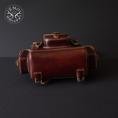 Leather Field Backpack | EmoLeather | Custom Leather Goods