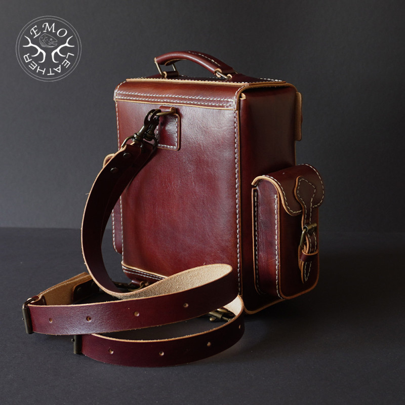 Leather Field Backpack | EmoLeather | Custom Leather Goods