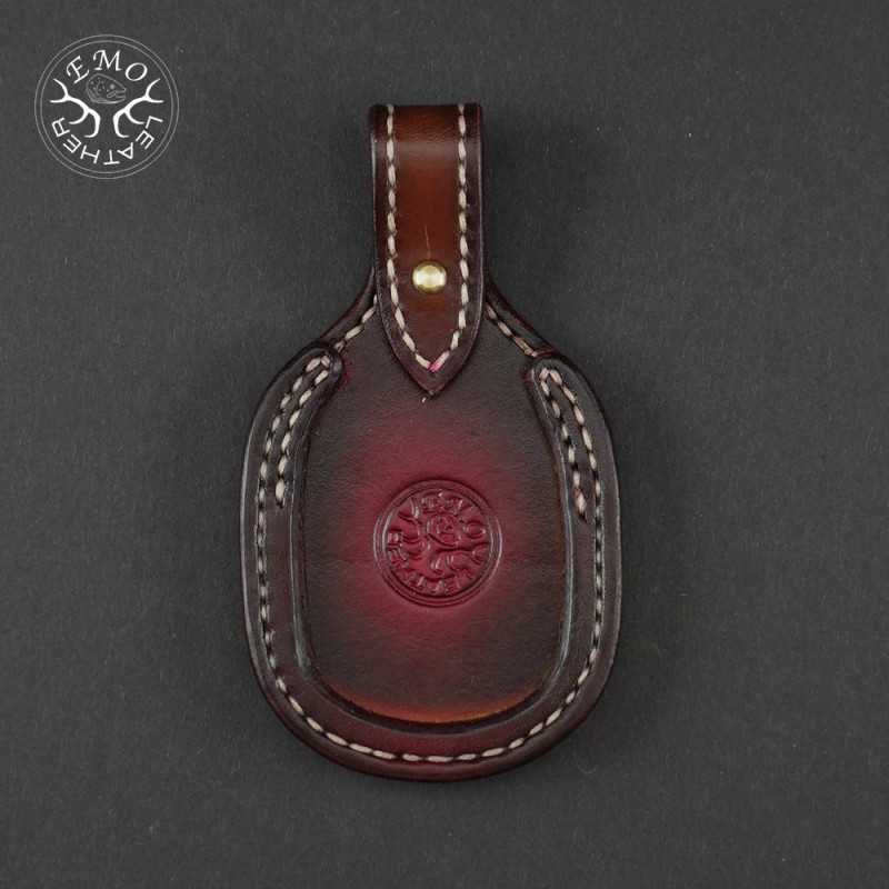 Olive Leather Toe Pad Over-Under | EmoLeather | Custom Leather Goods