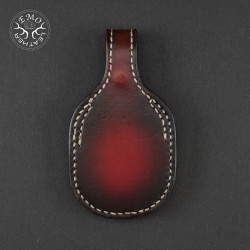 Olive Leather Toe Pad Over-Under | EmoLeather | Custom Leather Goods 2