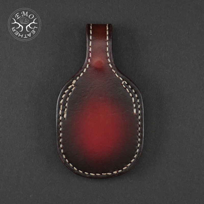 Olive Leather Toe Pad Over-Under | EmoLeather | Custom Leather Goods