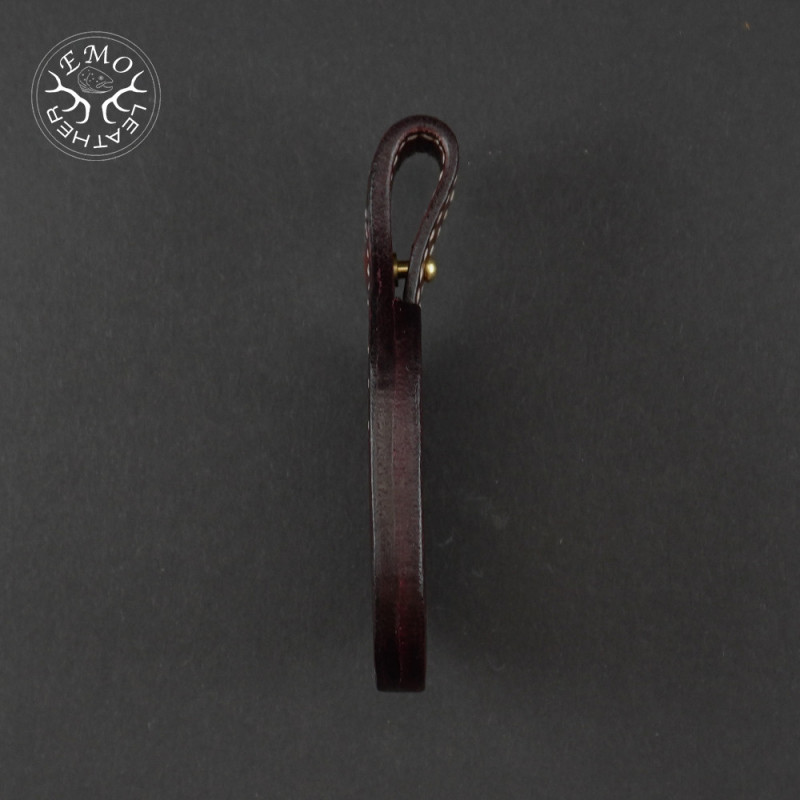 Olive Leather Toe Pad Over-Under | EmoLeather | Custom Leather Goods