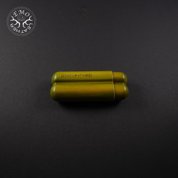 Olive Corona 2 Slot Cigar Case