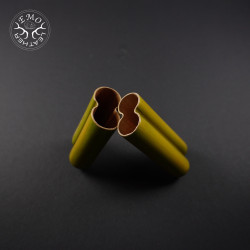 Olive Corona 2 Slot Cigar Case | EmoLeather | Custom Leather Goods 2