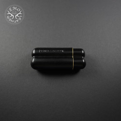 Black Corona 2 Slot Cigar Case