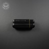Black Corona 2 Slot Cigar Case | EmoLeather | Custom Leather Goods