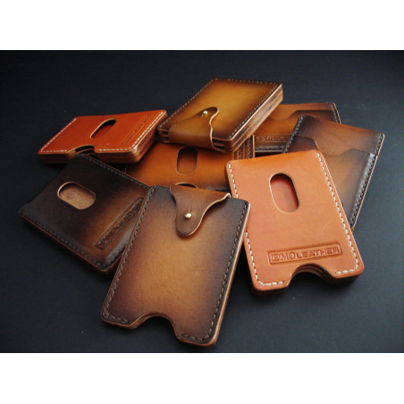 Horizontal Quick Access Card Holder | EmoLeather | Custom Leather Goods
