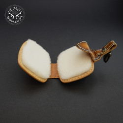 Brown Double Fly Pad | EmoLeather | Custom Leather Goods 2