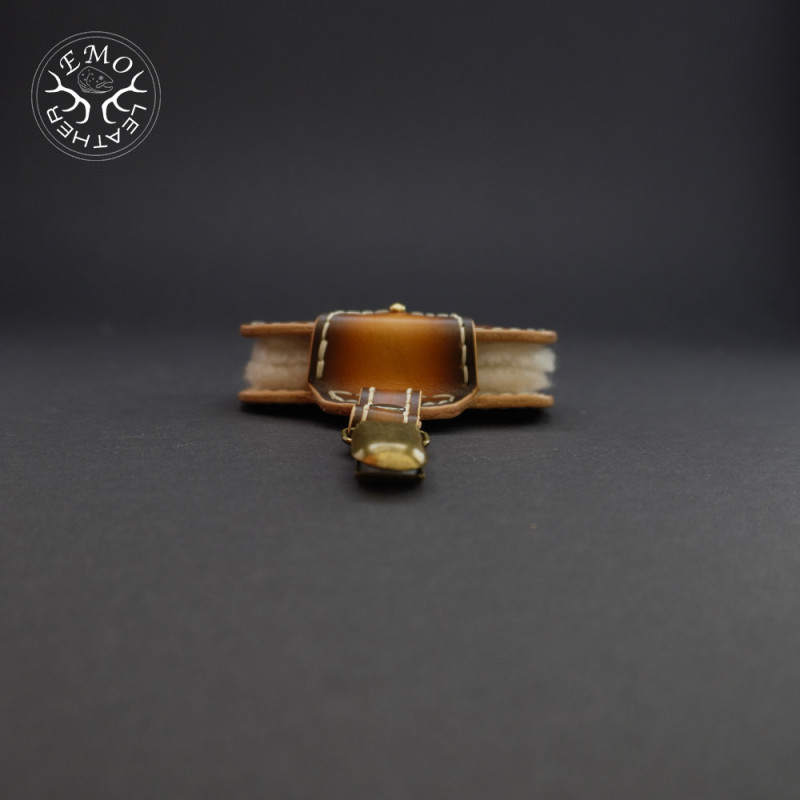 Brown Double Fly Pad | EmoLeather | Custom Leather Goods