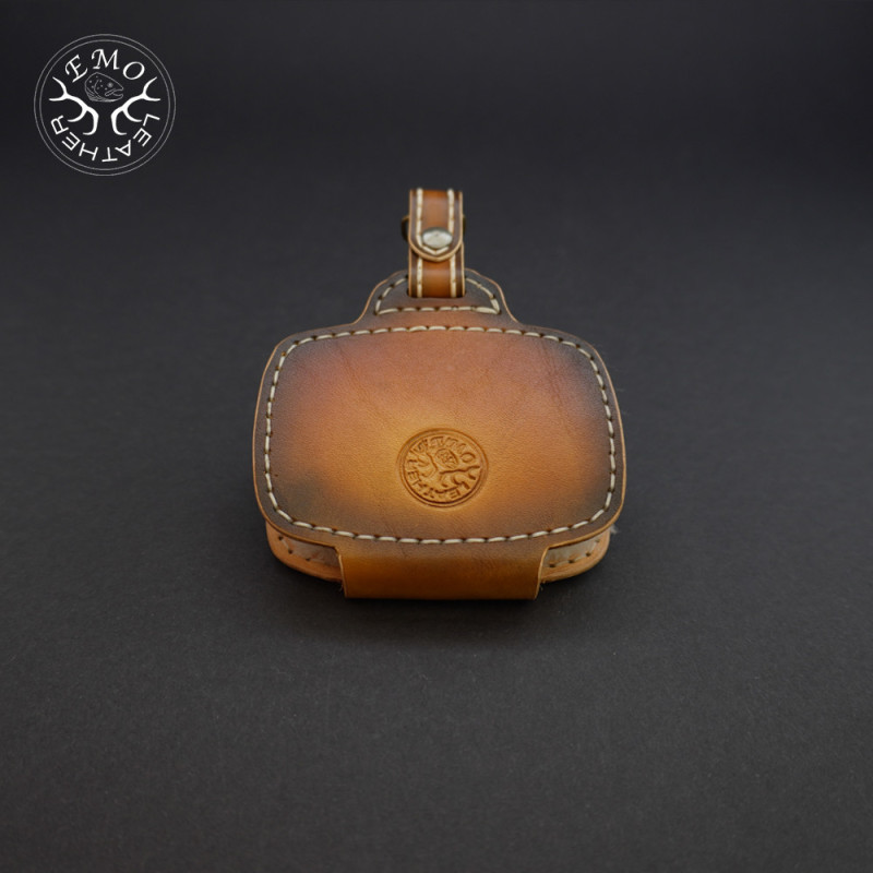 Brown Double Fly Pad | EmoLeather | Custom Leather Goods