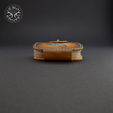Brown Double Fly Pad | EmoLeather | Custom Leather Goods