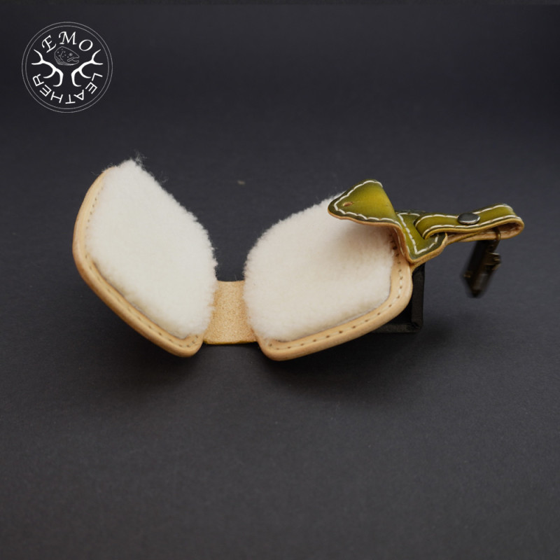 Olive Double Fly Pad | EmoLeather | Custom Leather Goods