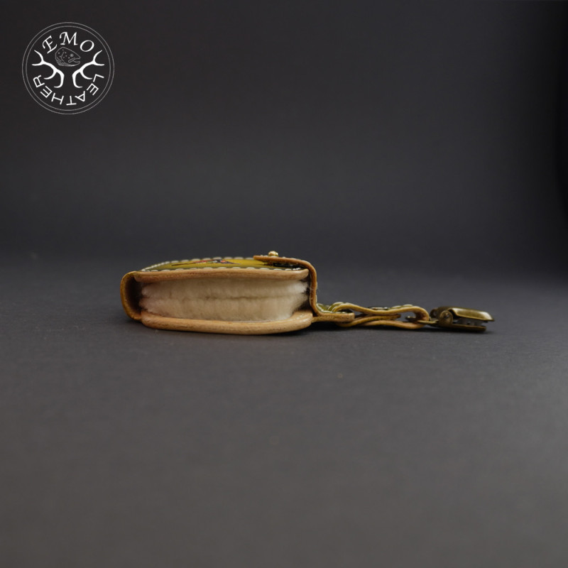 Olive Double Fly Pad | EmoLeather | Custom Leather Goods