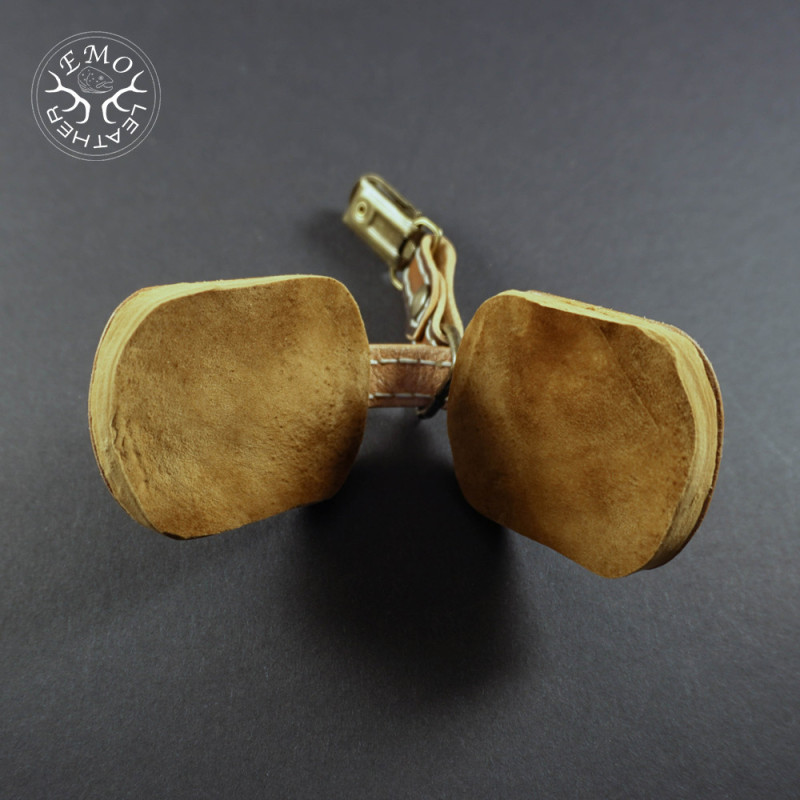 Fly Fishing Amadou Pad | EmoLeather | Custom Leather Goods