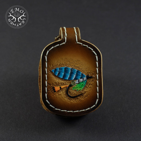 Fly Fishing Amadou Pad | EmoLeather | Custom Leather Goods Fly Fishing Amadou Pad | EmoLeather | Custom Leather Goods