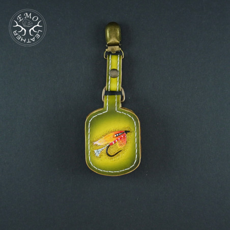 Fly Fishing Amadou Pad | EmoLeather | Custom Leather Goods