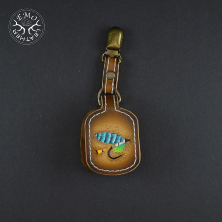 Fly Fishing Amadou Pad | EmoLeather | Custom Leather Goods