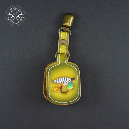 Fly Fishing Amadou Pad | EmoLeather | Custom Leather Goods