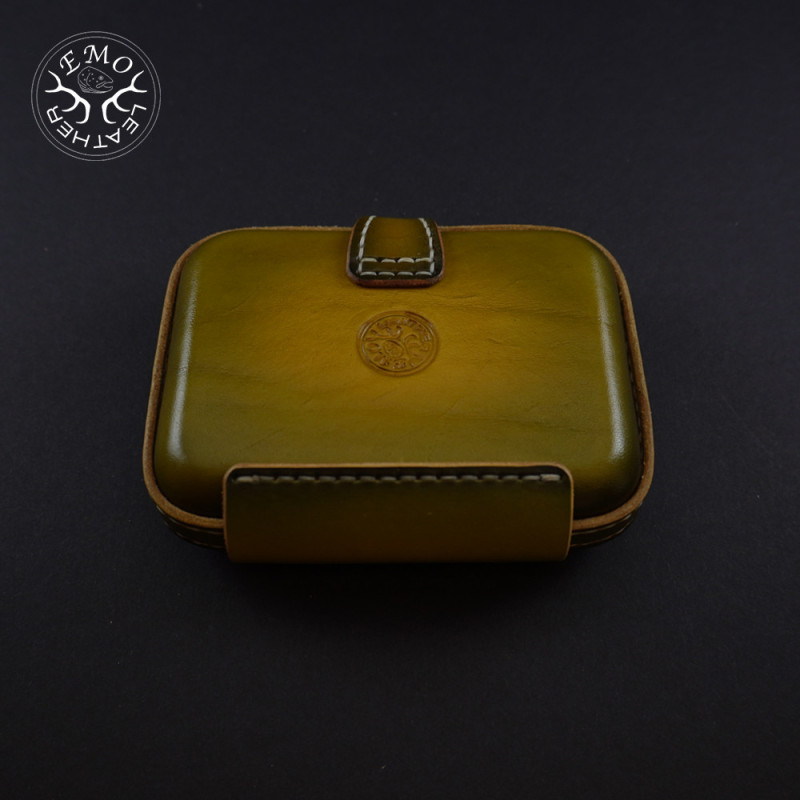 Olive Drab F Fly Box | EmoLeather | Custom Leather Goods