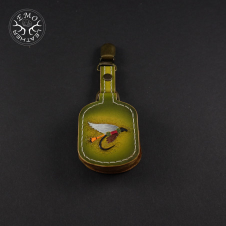 Fly Fishing Amadou Pad | EmoLeather | Custom Leather Goods