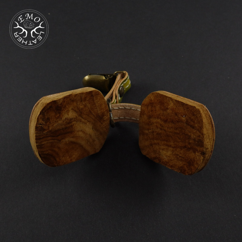 Fly Fishing Amadou Pad | EmoLeather | Custom Leather Goods