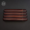 Rusty Brown 4 Slot Churchill Cigar Case | EmoLeather | Custom Leather Goods
