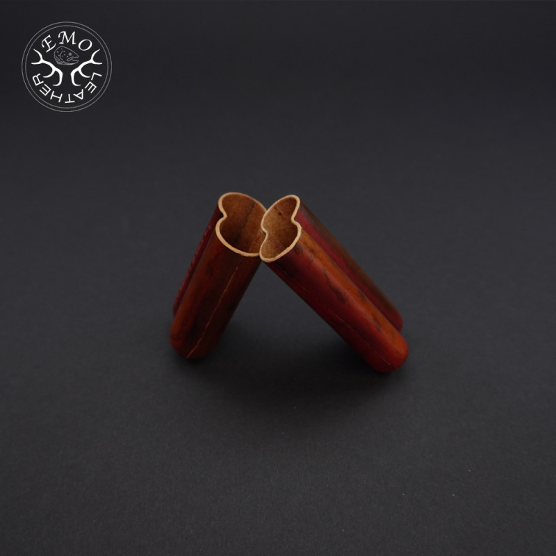 Antique Distressed 2 Slot Toscanello Case | EmoLeather | Custom Leather Goods