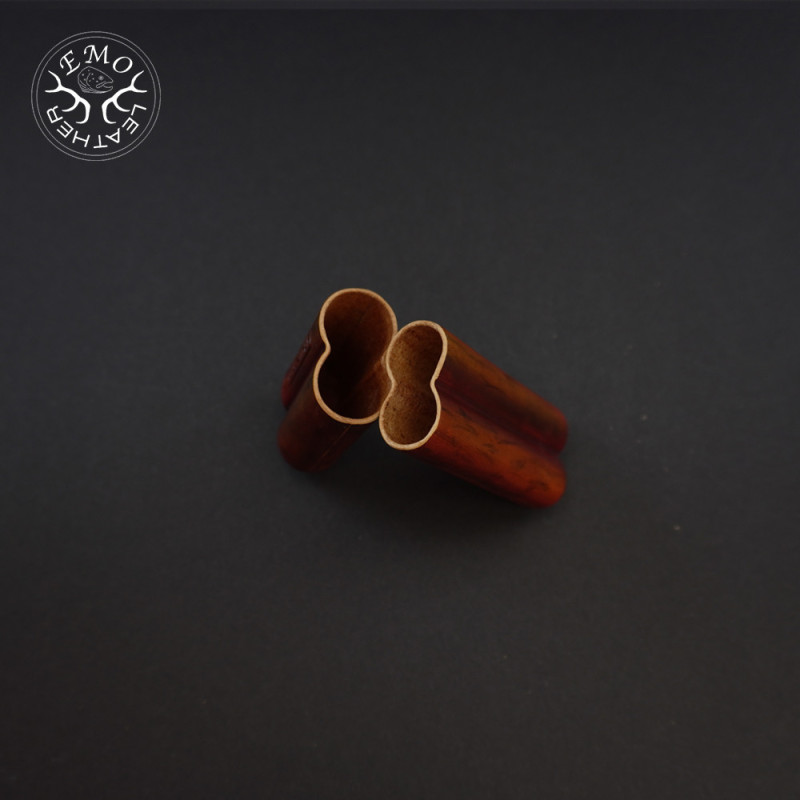 Antique Distressed 2 Slot Toscanello Case | EmoLeather | Custom Leather Goods