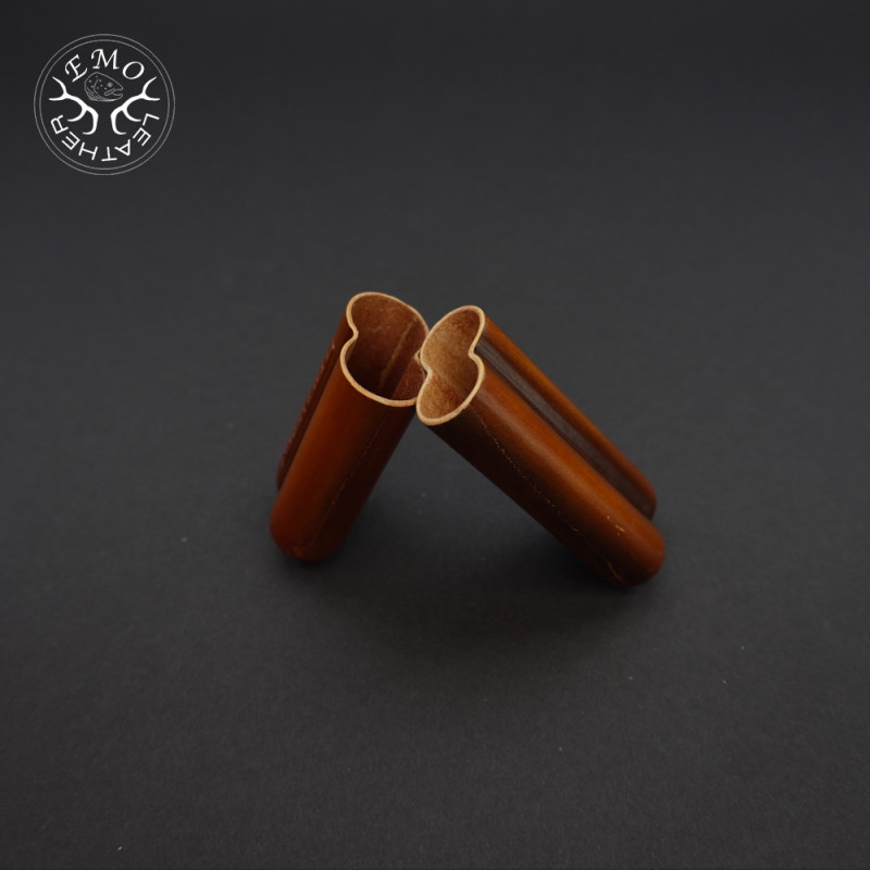 Light Brown 2 Slot Toscanello Case | EmoLeather | Custom Leather Goods