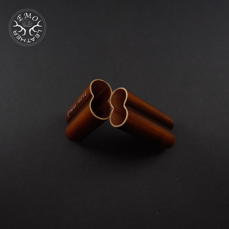 Light Brown 2 Slot Toscanello Case | EmoLeather | Custom Leather Goods