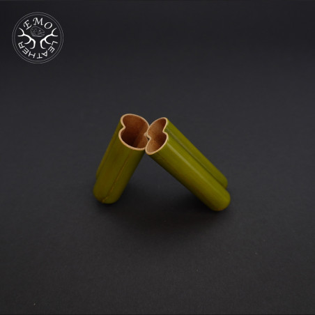 Olive 2 Slot Toscanello Case | EmoLeather | Custom Leather Goods