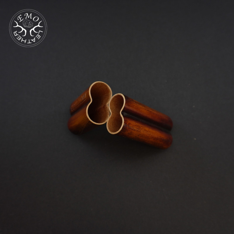 Rusty Distressed 2 Slot Toscanello Case | EmoLeather | Custom Leather Goods