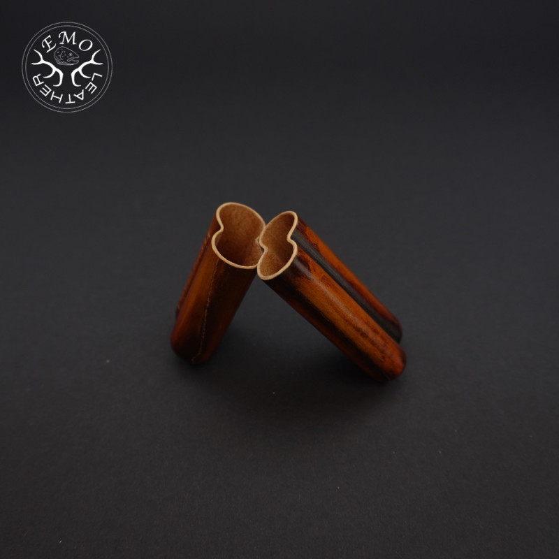 Rusty Distressed 2 Slot Toscanello Case | EmoLeather | Custom Leather Goods