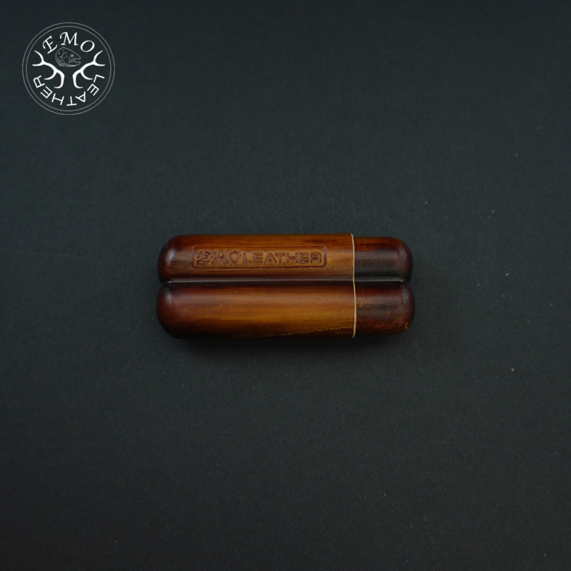 Rusty Distressed 2 Slot Toscanello Case | EmoLeather | Custom Leather Goods