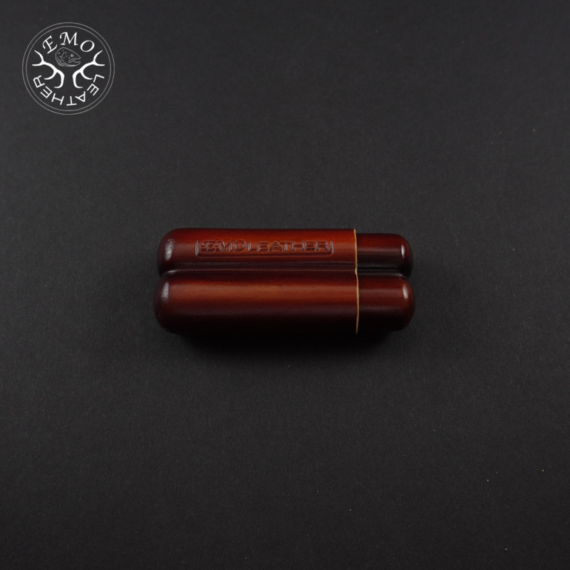 Rusty 2 Slot Toscanello Case | EmoLeather | Custom Leather Goods