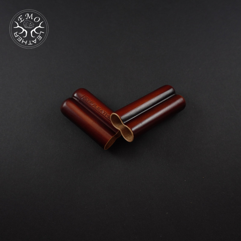 Rusty 2 Slot Toscanello Case | EmoLeather | Custom Leather Goods