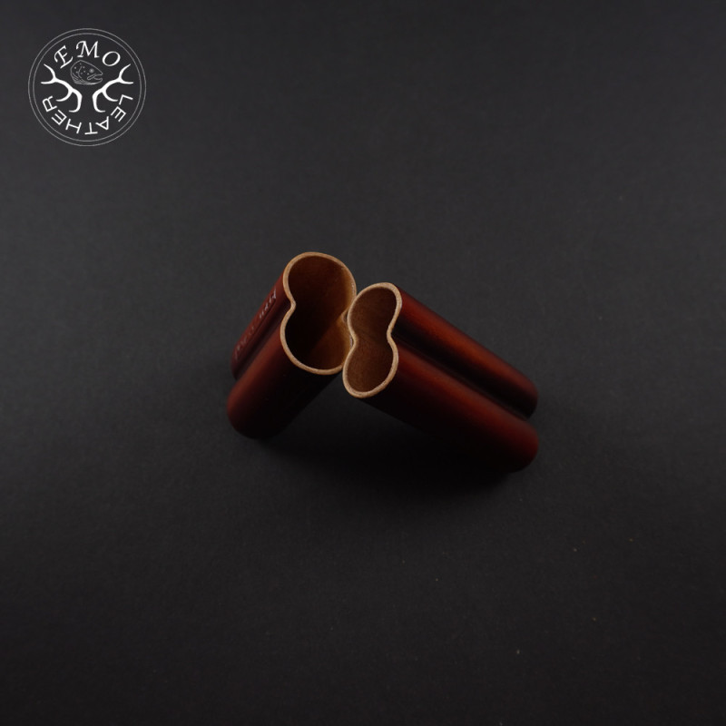 Rusty 2 Slot Toscanello Case | EmoLeather | Custom Leather Goods