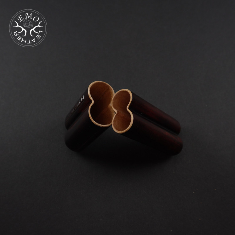 Dark Distressed  Slot Toscanello Case | EmoLeather | Custom Leather Goods