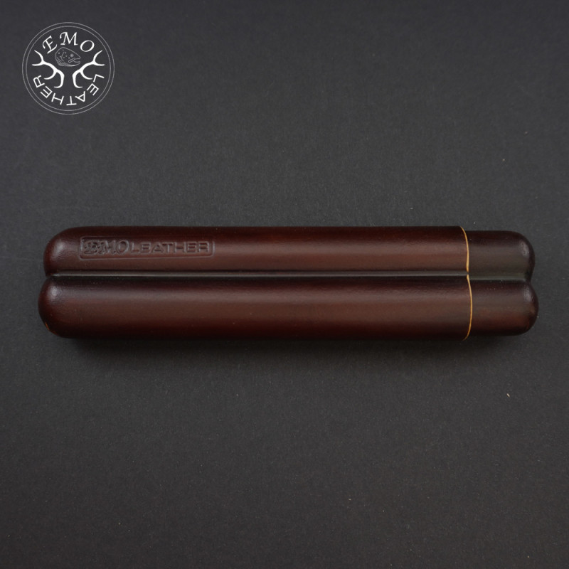 Rusty  2 Slot Toscano Case | EmoLeather | Custom Leather Goods