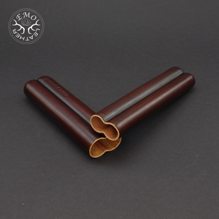 Rusty 2 Slot Toscano Case | EmoLeather | Custom Leather Goods
