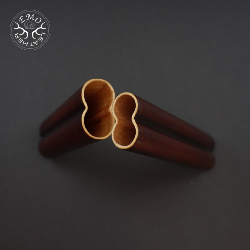 Rusty  2 Slot Toscano Case | EmoLeather | Custom Leather Goods