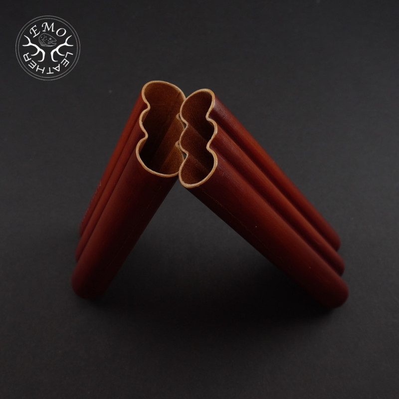 Tan 3 Slot Toscano Case | EmoLeather | Custom Leather Goods